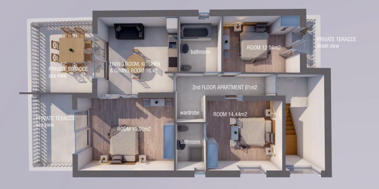 Apartmani Mira Водице Екстериор снимка